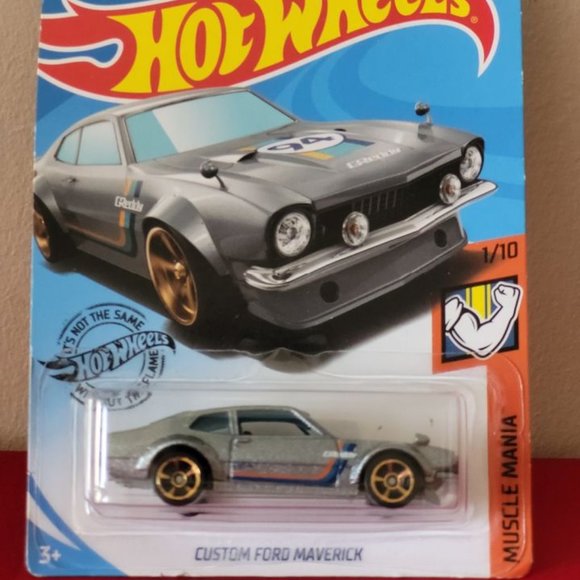 2018 HOT WHEELS, CUSTOM FORD MAVERICK, #1, MINT IN THE PACKAGE!!! - Picture 2 of 3